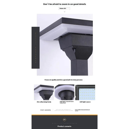 Outdoor LED Wall Lamp with Durable Aluminum Housing Waterproof Design