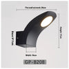 Outdoor LED Wall Lamp with Durable Aluminum Housing Waterproof Design