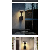 Outdoor LED Wall Lamp with Durable Aluminum Housing Waterproof Design