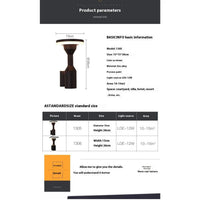 Outdoor LED Wall Lamp with Durable Aluminum Housing Waterproof Design