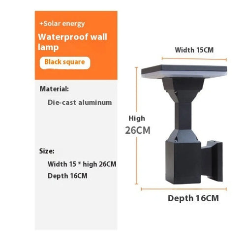 Outdoor LED Wall Lamp with Durable Aluminum Housing Waterproof Design