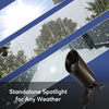 Outdoor Spotlight with Removable Angled Shroud Body