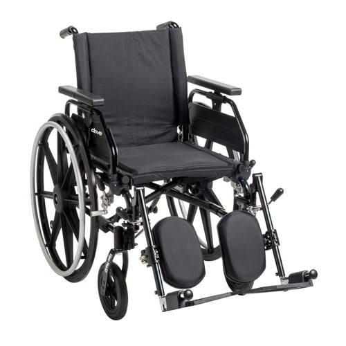 Viper Plus GT Wheelchair with Universal Armrests, Elevating Legrests, 22" Seat RIO Medical Supplies