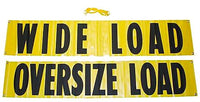 OVERSIZE LOAD / WIDE LOAD SIGN Reversible Banner 84" x 18" | OLWL