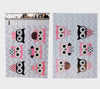 Owl Poly Mailers Size 10x13 Colorful Shipping Bags