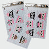 Owl Poly Mailers Size 10x13 Colorful Shipping Bags