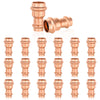 30 Pcs 3/4" x 1/2" Copper Press x Press Coupling NO Stop (Lead Free)