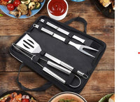 4 Piece Tool Set Stainless Steel Grill Accessories