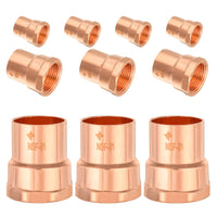 1-1/2" C X FNPT Copper Female Adapter