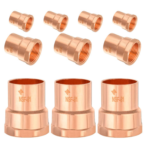1-1/2" C X FNPT Copper Female Adapter