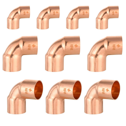 1-1/2" 90º Short Radius Copper Elbow