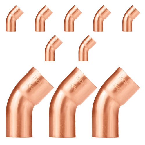 1-1/2" FTG x Copper 45° Street Elbow