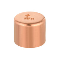 10 Pcs 1-1/2" Solder Copper Pipe End Cap (Plug) at Wholesale Price