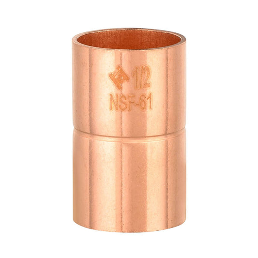 1-1/4" Copper Coupling With Rolled Stop Plumbingsell