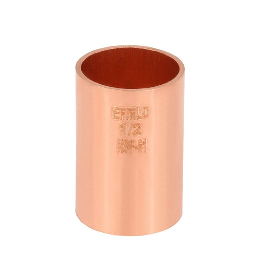 1/2" Copper Coupling, No Stop Plumbingsell