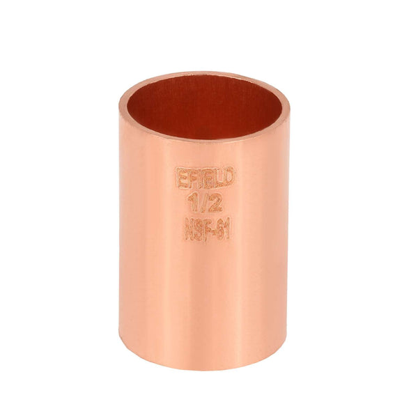 1/2" Copper Coupling, No Stop Plumbingsell