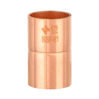 10 Pcs 1-1/2" Copper Coupling With Rolled Stop at Wholesale Price