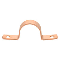 1-1/4" Copper Pipe Straps, Two Hole Plumbingsell