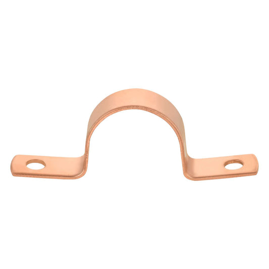 1-1/4" Copper Pipe Straps, Two Hole Plumbingsell