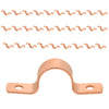 30-Pack 5/8" Copper Pipe Straps, Two Hole Plumbingsell