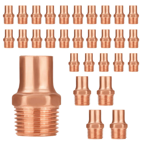 30 Pcs 3/4" C x MNPT Copper Male Adapter at Wholesale Price