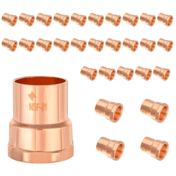 10 Pcs 1-1/2" C X FNPT Copper Female Adapter at Wholesale Price