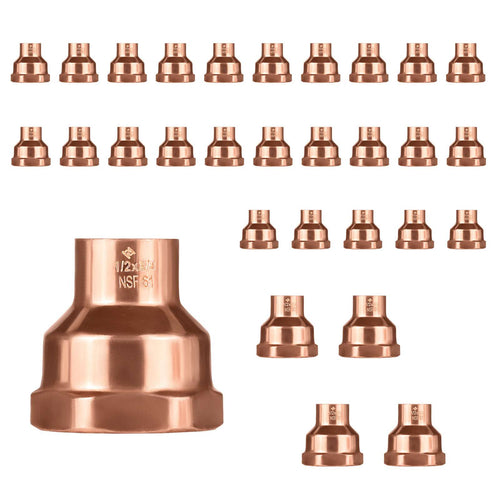 1/2" C x 3/4" FNPT Copper Female Adapter