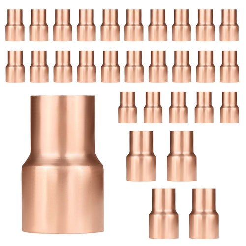 10 Pcs 1-1/4" x 1" Copper Coupling at Wholesale Price