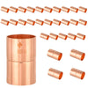 30 Pcs 1" Copper Coupling, No Stop at Wholesale Price