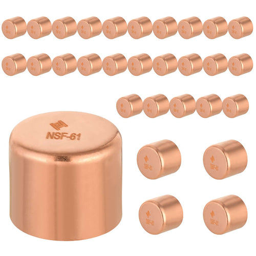 1/2" Solder Copper Pipe End Cap (Plug)