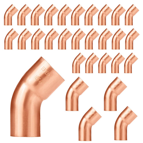 30 Pcs 1" FTG x Copper 45° Street Elbow at Wholesale Price