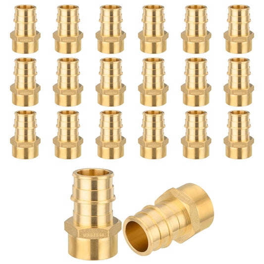 30 Pcs PEX A Expansion 3/4" PEX x 1/2" Female Threaded F1960 Adapter Wholesale