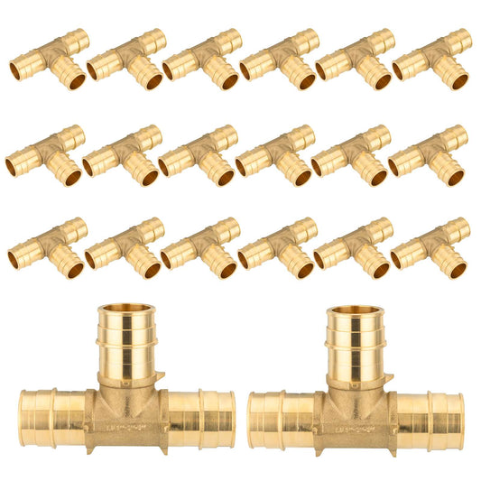 30 Pcs PEX A Expansion 1/2" x 1/2" x 1/2" PEX Expansion Tee Wholesale