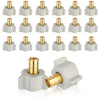 30 Pcs PEX-B Crimp 3/4" x 1/2" Female NPT Swivel Adapter (Lead Free)