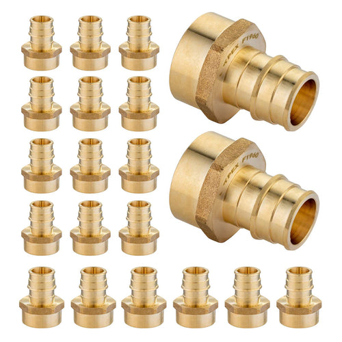 30 Pcs PEX A Expansion 1" PEX x 3/4" Female Threaded F1960 Adapter Wholesale