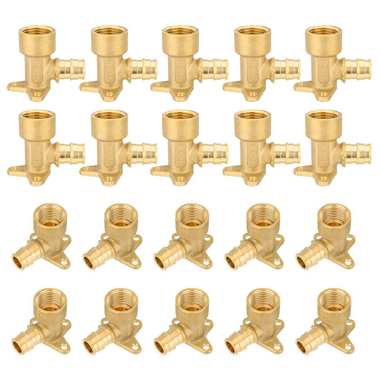 30 Pcs PEX A Expansion 3/4" x 1/2" Female NPT Drop Ear Elbow Wholesale
