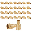 1/2" Copper Press x 1/2" PEX Crimp Brass Adapter (Lead Free)