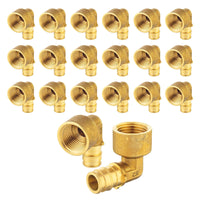 30 Pcs PEX A Expansion 3/4" PEX x 1/2" Female Elbow Wholesale