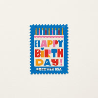 2026 Happy Birthday Forever Postage Stamps Sheet – 100 Count