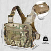 Votagoo Tactical Chest Pack EDC Chest Bag 2L Utility Molle Chest Rig Pouch