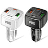 PBG 4 Port Car Charger 2 PD Ports and 2 USB Ports