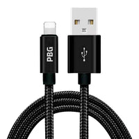PBG XL 10Ft. Lightning Cable's Nylon Woven Protection