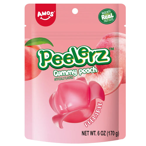 Amos Peelerz Peach 6 pack (6oz)