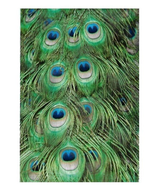 Peacock Feathers Green Poly Mailers Size 6x9 Shipping Bags