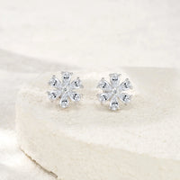 Pear Cut Cluster Moissanite Stud Earrings 3x5mm S925 Silver 18K Gold Plated
