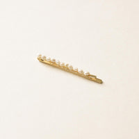 Freshwater Pearl Beaded Metal Hair Bobby Pins | Set of 4