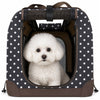 Pet Life ® '360° Vista View' Zippered Soft Folding Collapsible Durable Metal Framed Pet Dog Crate House Carrier