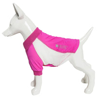 Pet Life ® Active 'Barko Pawlo' Relax-Stretch Quick-Drying Performance Dog Polo T-Shirt