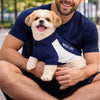 Pet Life ® Active 'Barko Pawlo' Relax-Stretch Quick-Drying Performance Dog Polo T-Shirt