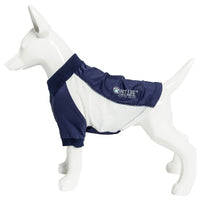 Pet Life ® Active 'Barko Pawlo' Relax-Stretch Quick-Drying Performance Dog Polo T-Shirt